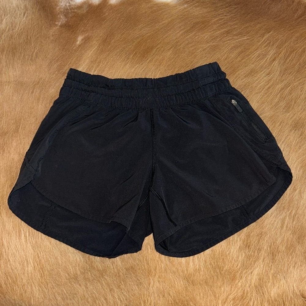 lululemon athletica Black Run and Train Shorts